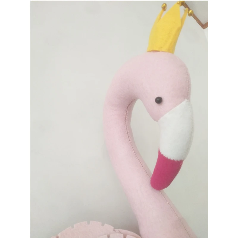 3D голова животного игрушка настенный лебедь украшение на стену мягкая кукла