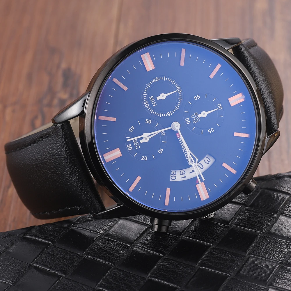 Часы наручные мужские кварцевые с хронографом люксовые брендовые деловые