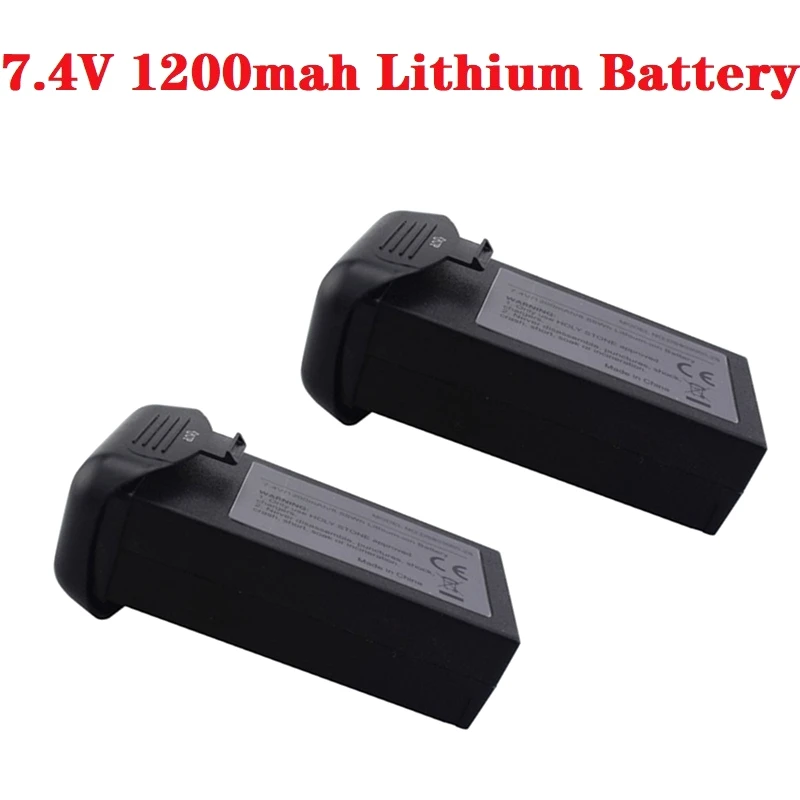 2 шт./компл. оригинальный литий-полимерный аккумулятор 7,4 в 1200 мАч для дрона Hs120D, запчасти для радиоуправляемого квадрокоптера, батарея для дрона Hs120D