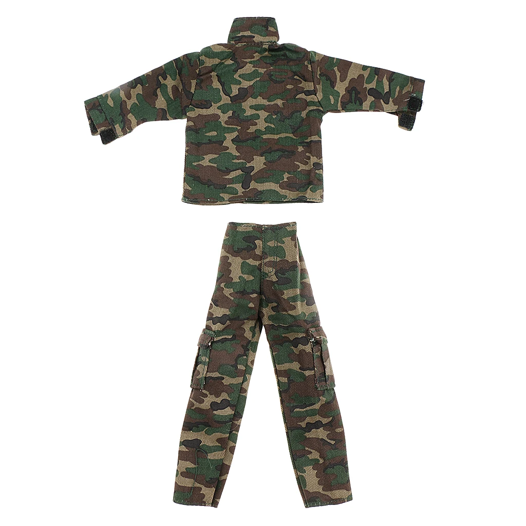 

1:6 Military Soldier Camouflage Combat Uniforms Clothing for /