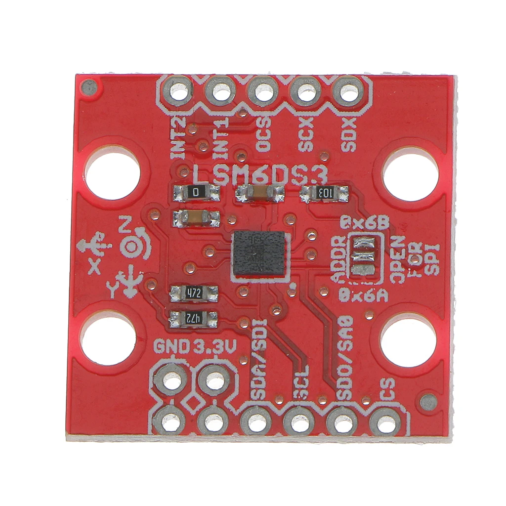 LSM6DS3 3 оси гироскоп датчик инерционный 6DOF модуль IIC/SPI|Запасные части| |