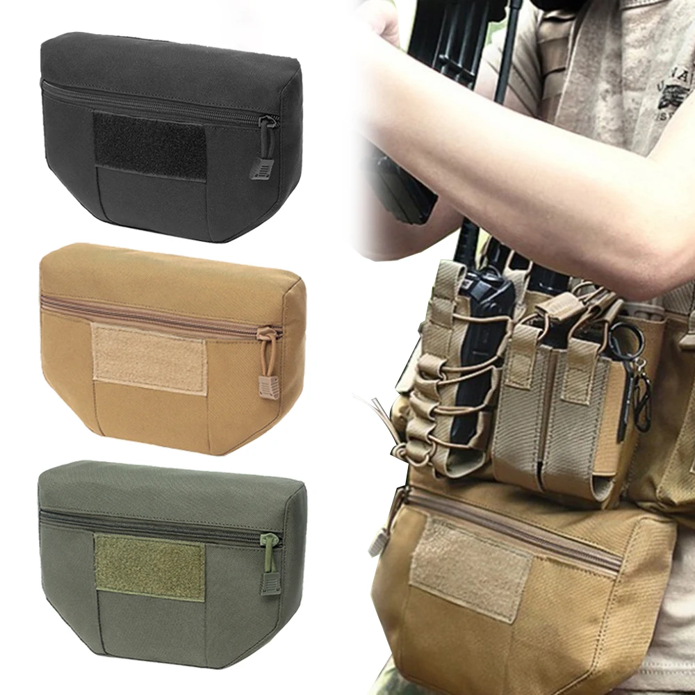 

Tactical Armor Carrier Dump Drop Pouch AVS JPC CPC Molle Vest EDC Waist Bag Airsoft Combat Militray Army Hunting Pouches