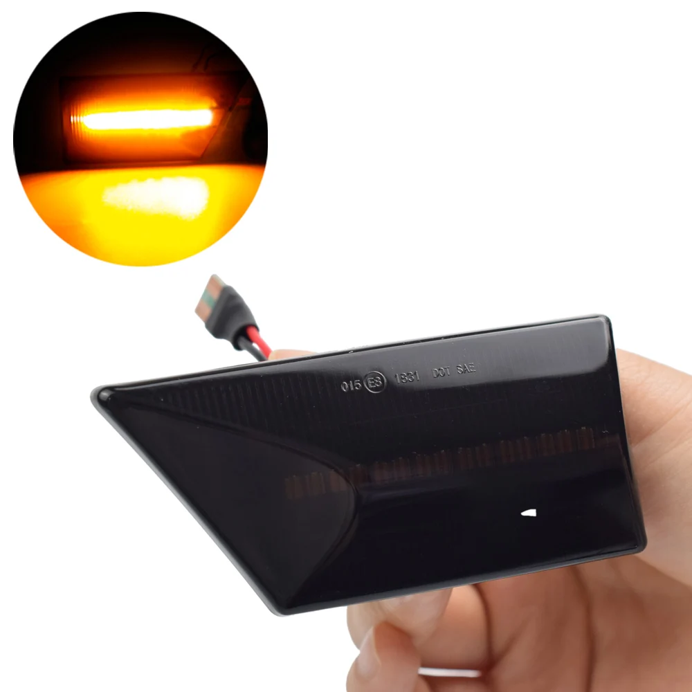 Светодиодные динамические боковые габаритные огни указателя поворота для Opel Vectra