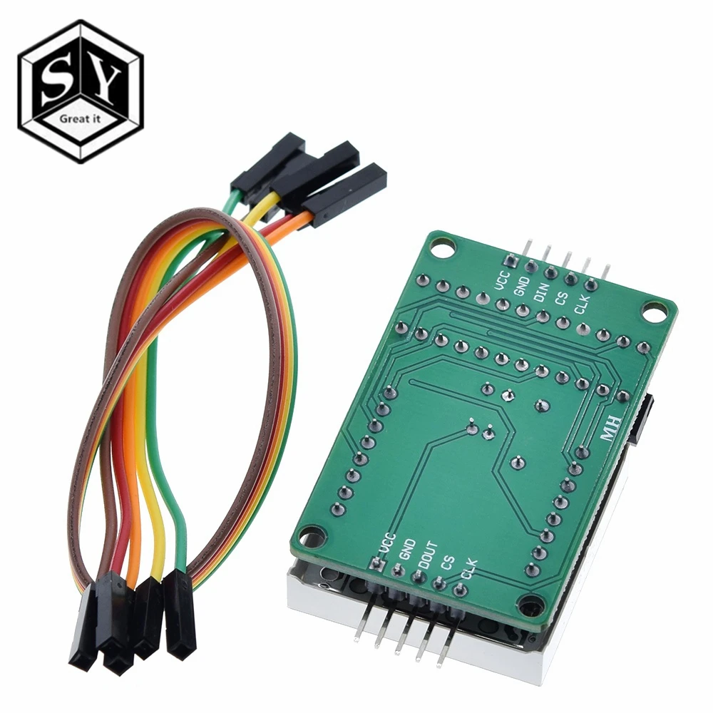 Модуль управления светодиодным дисплеем 8x8 8*8 MAX7219 для Arduino интерфейсный модуль 5 В