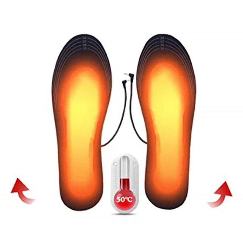 Подогреваемые стельки с батарейками АА 5 В теплые Подогреватели для ног