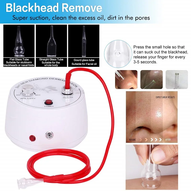 3 in 1 Diamond Microdermabrasion Dermabrasion Machine Water Spray Skin Wrinkle Face Peeling microdermoabrasion facial | Красота и