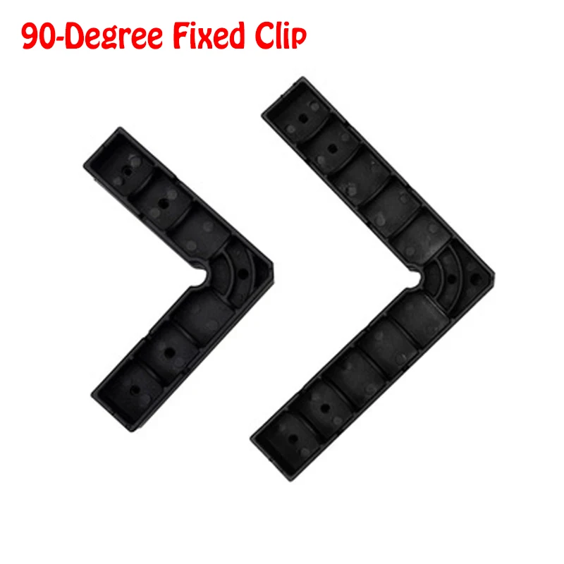 Под углом 90 градусов держатель фиксированного клипса для Пластик правой кнопкой