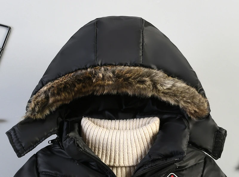 

2021 Baby Boys Jacket Autumn Winter Jacket For Boys Kids Hooded Warm Outerwear Coat For Boy Clothes Children Jacket 2105