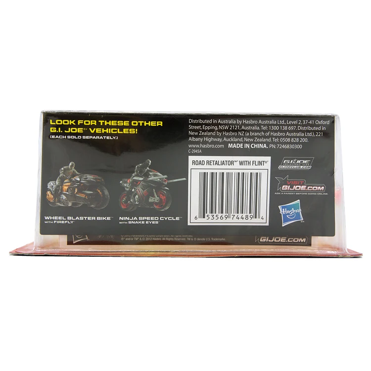 

Hasbro G.I.joe Special Forces 3.75 Inch Road Retaliator Soldier Pull Back Motorcycle Vehicle Figure Doll Toy Model