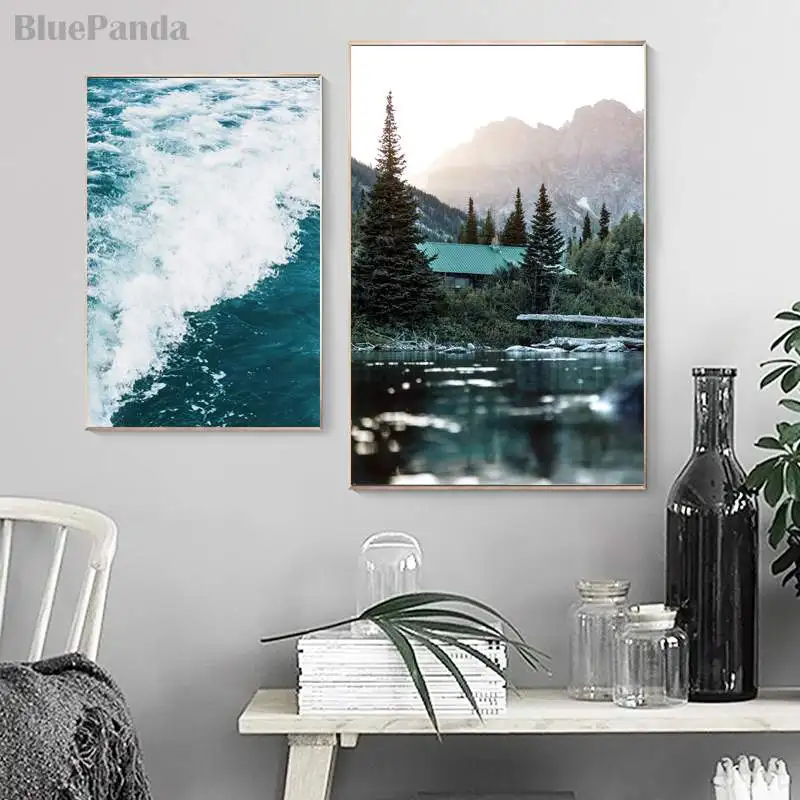 Пейзаж пейзаж морской вид холст печатные картины модульные для гостиной постер