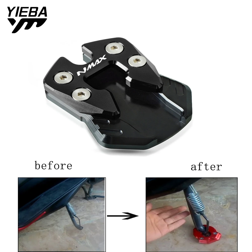 NMAX часть мотоцикла боковая подставка увеличитель для ног опорная пластина YAMAHA 125