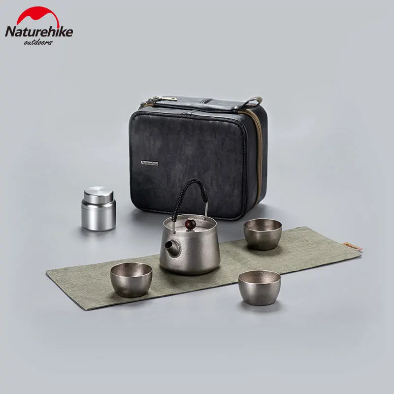 Naturehike Открытый Дикий Ветер титановый чайный набор маленькая чайная чашка чайник
