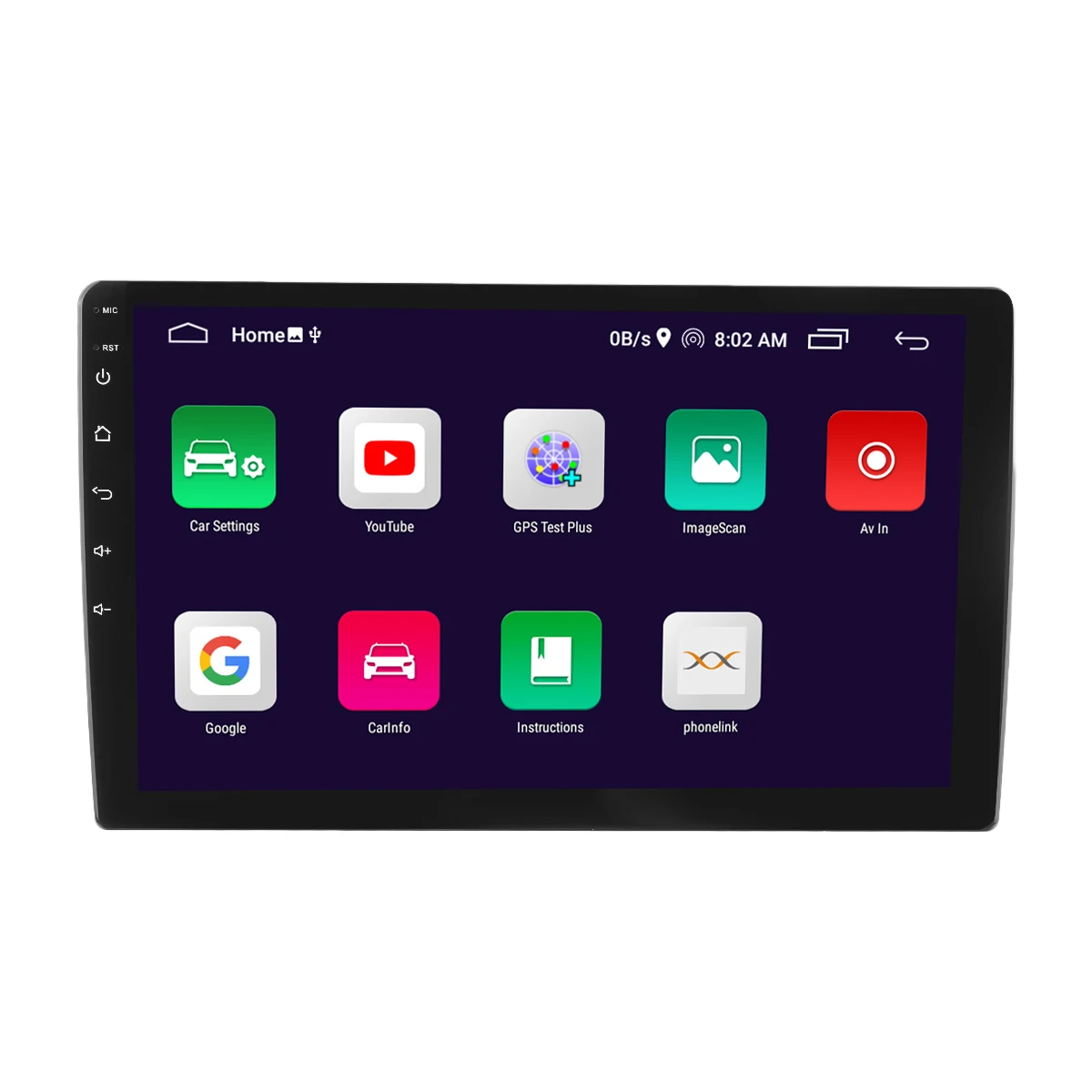 Автомобильный мультимедийный видеоплеер 2DIN Android 10 0 универсальный стерео 1