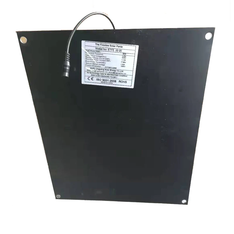 20 Вт Гибкая солнечная панель 18В зарядное устройство Полу батарея Зарядка|semi flexible