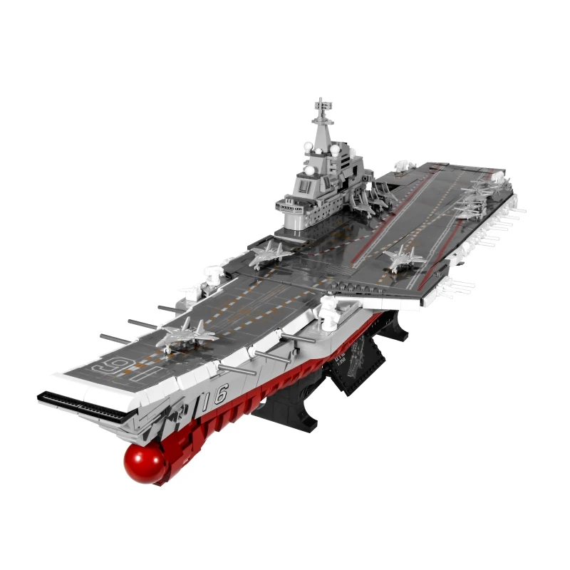 

Liaoning Ship MOC Building Blocks Naval Forces Warships Bricks Ferry Modle Liaoning Aircraft Carrier Toys For Children Gift