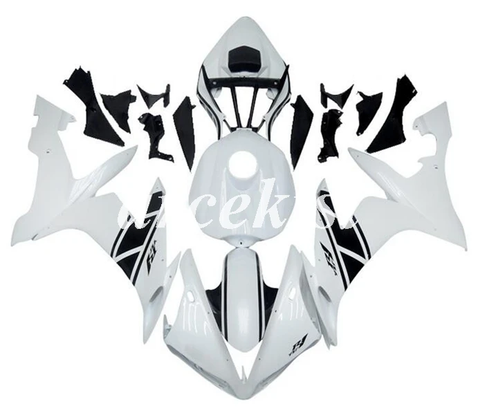 

Новый комплект обтекателей для мотоциклов ABS под давлением, подходит для YAMAHA YZF-R1 2004 2005 2006 R1 04 05 06, белый корпус