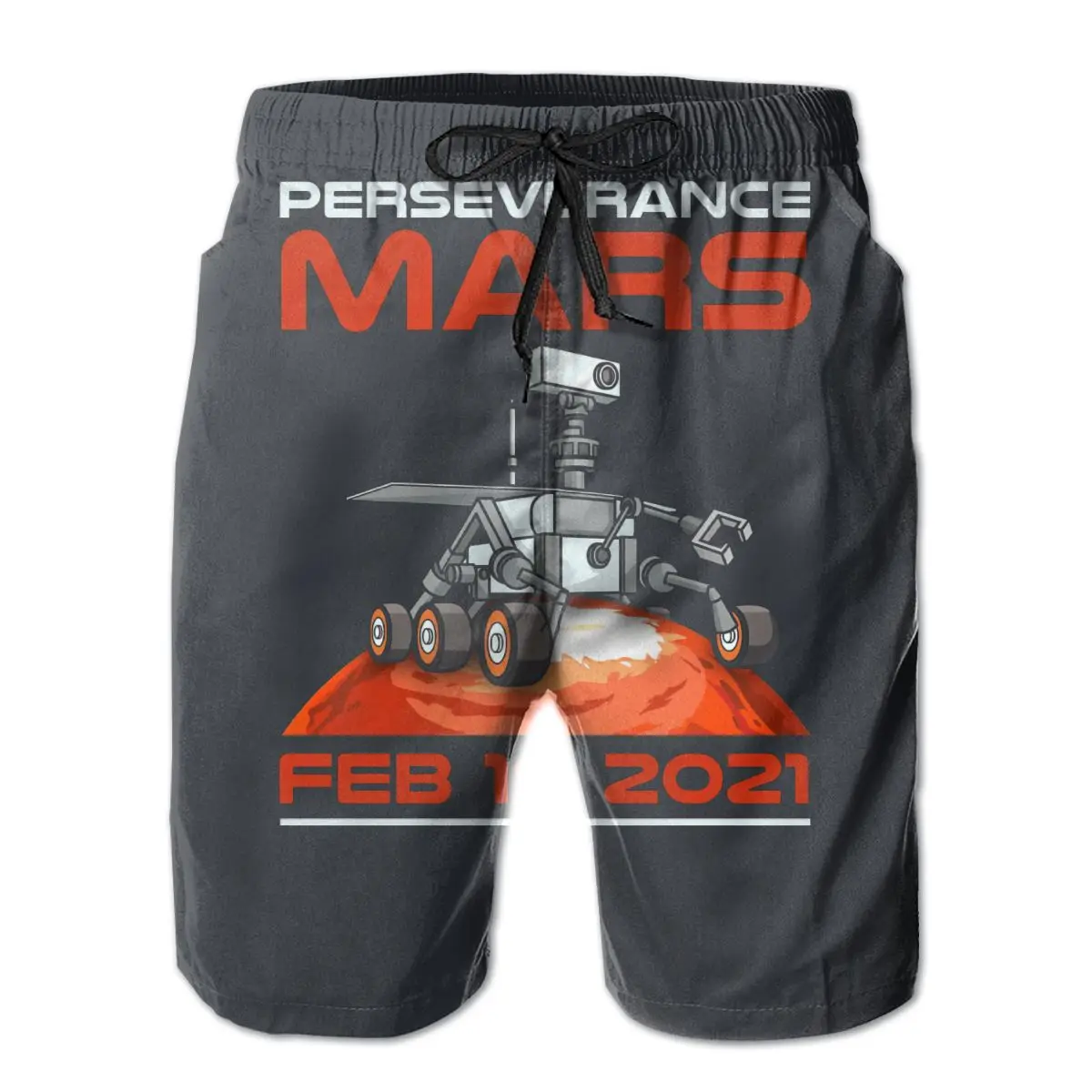 

Causal Breathable Quick Dry Funny Joke Astronomy Sports Perseverance The New Mars Rover 2021 Mission T Male Shorts