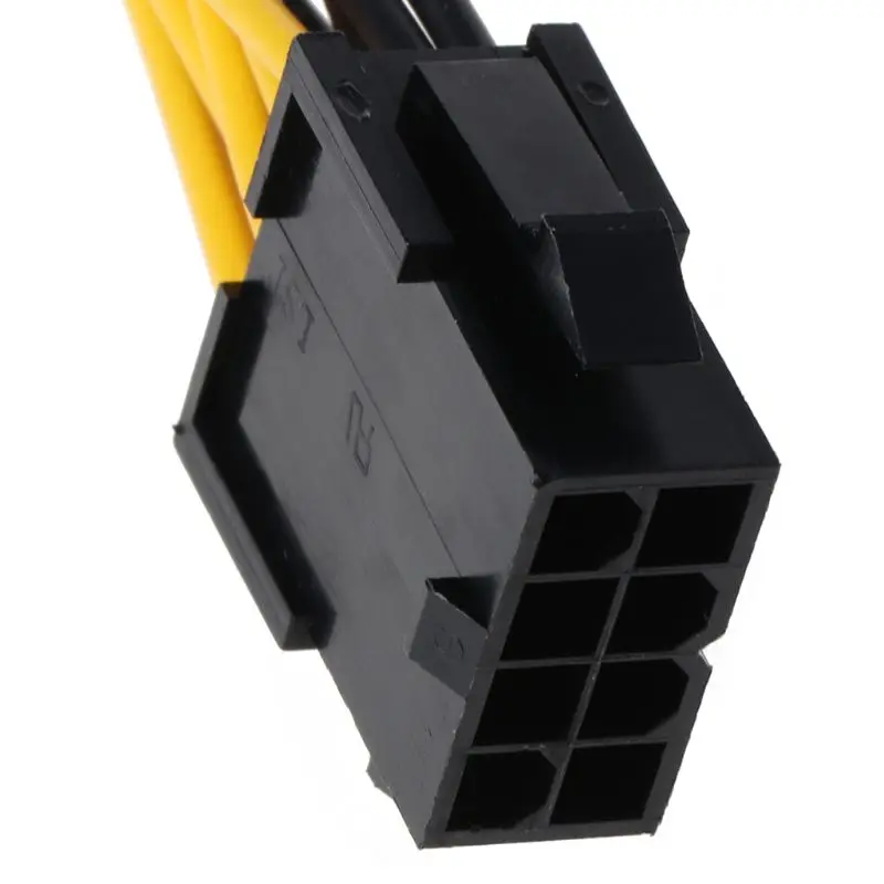 

CPU 8-Pin To Double PCI-E 8-Pin (6P+2P) Splitter Cable Power Supply Cord 25cm