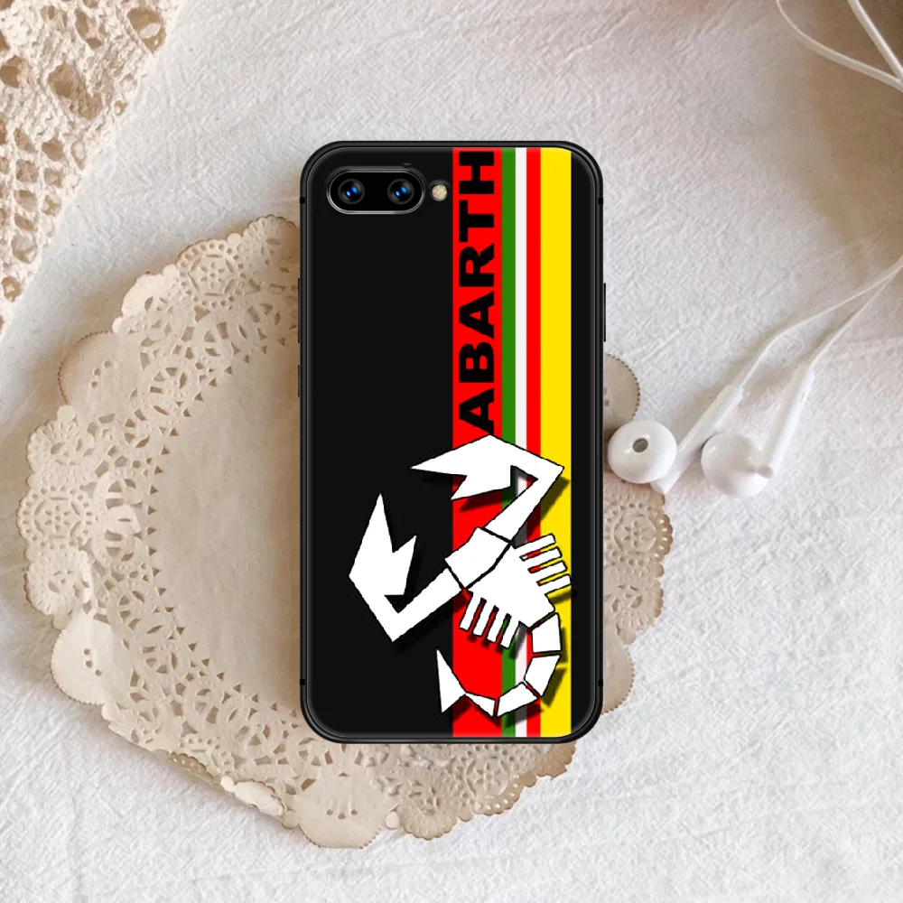 

abarth car logo Phone Case Cover Hull For honor 7a 8 8s 8a 8x 9 9x 10 20 i Lite Pro black Shell Silicone Funda Soft Bumper 3D