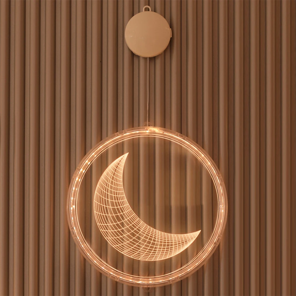 

Round ramadan lights Aid Eid Mubarak Decor Islam Ramadan Decoration Eid Gifts Islamic Muslim Party Decor Adha Decor for home