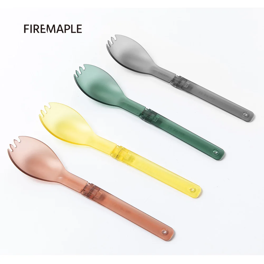 Фото Fire Maple Color Tritan Spork Spoon Camping Portable Tableware Hiking Lightweight Dinner Cookware Fork for Travel Backpacking №3