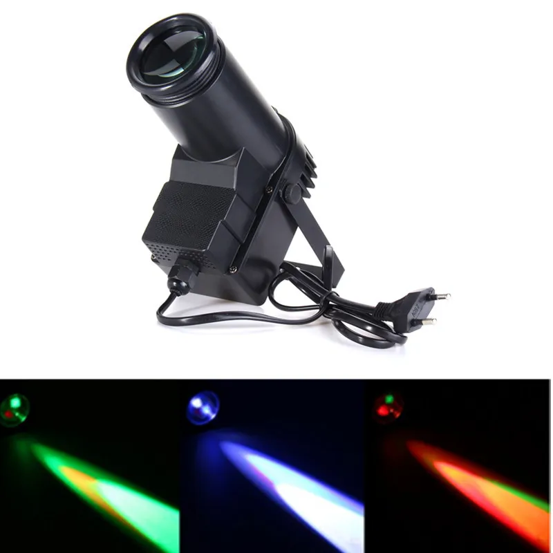

1PCS LED Stage Light Pinspot Beam Spotlight AC110-240V DMX RGBW DJ Disco Party KTV Stage Lighting Effect EU Plug