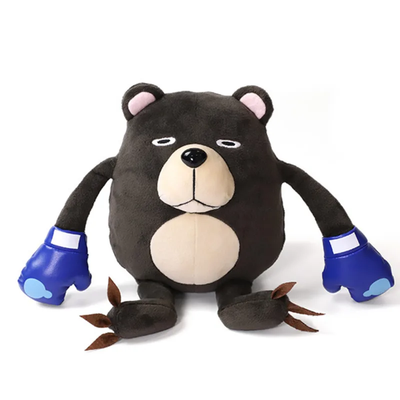 

25cm Anime Jujutsu Kaisen Plush Toys Cartoon Gojo Satoru Bear Stuffed Dolls Satoru Boxing Bear Doll Animal Bear Toys Kids Gifts