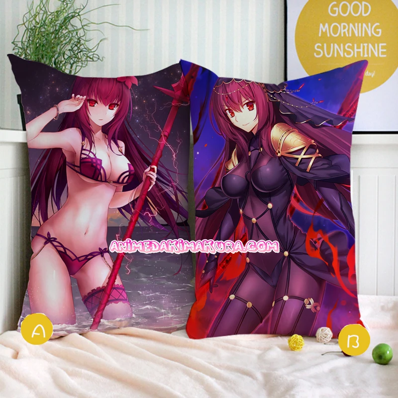 

Fate/Grand Order FGO Scathach Anime Girl Hugging Standard Pillow Cover Case Cushion