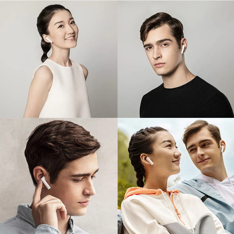 Airdots Pro 2 Xiaomi Air TWS Bluetooth Headset Mi True Wireless Earphone Smart Voice Control LHDC Tap Dual MIC |