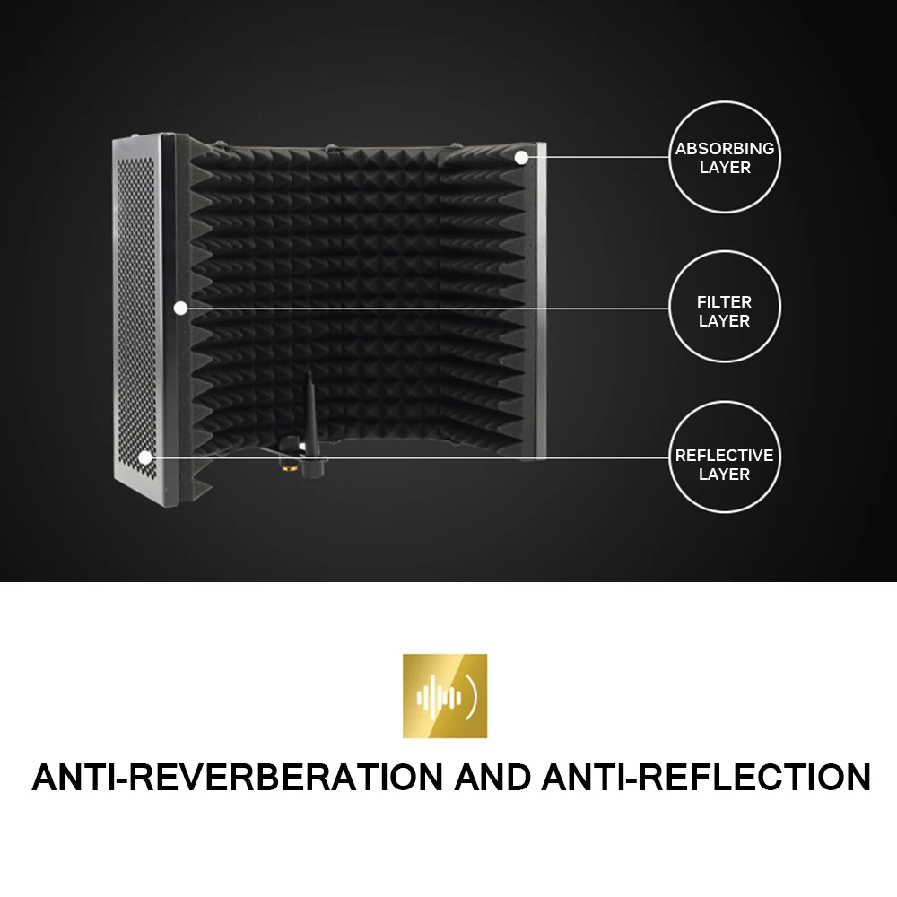 Акустическая изоляция микрофонов аксессуары акустические пены размер можно