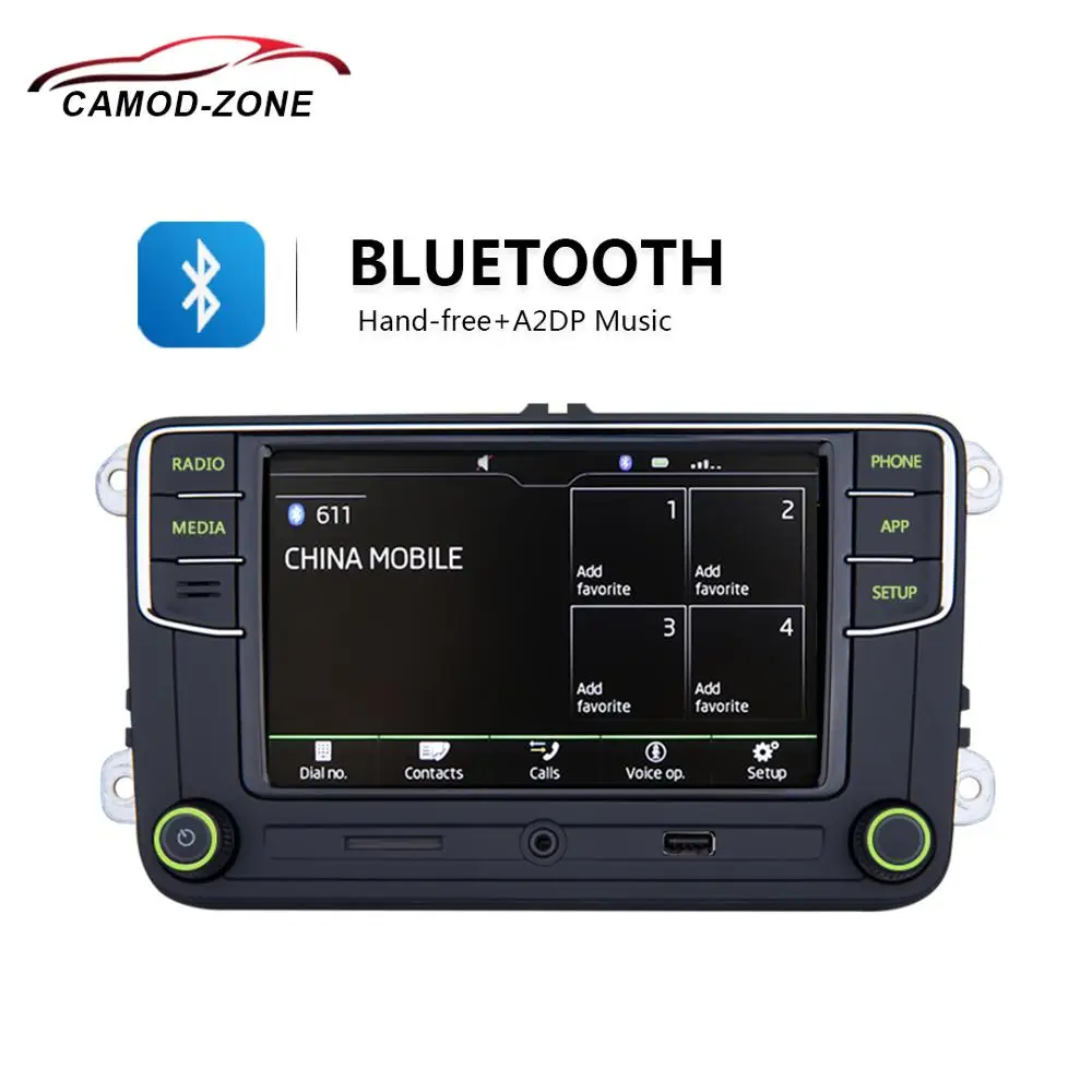 Автомагнитола Noname RCD330 Plus RCD330G автомобильная Кнопка с зеленсветильник на базе Android