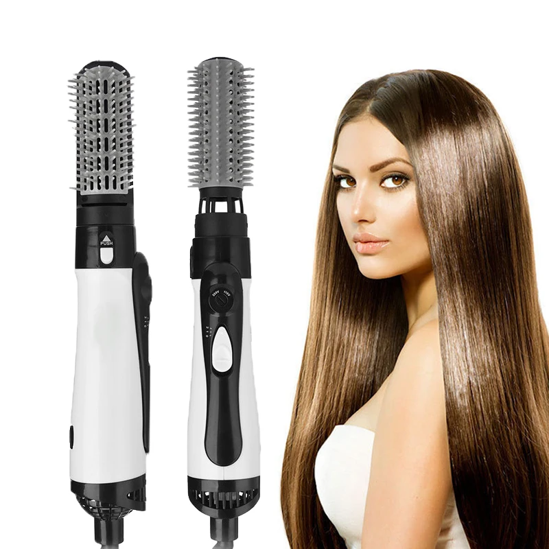 

3 In 1 Hair Dryer Brush 1000w Rotating Hairbrush Multifunctional Hair Straightener Comb Curling Brush One Step Hair Dryers