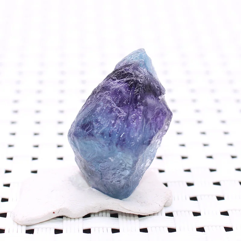 

2020 Unique Natural Rough Amethyst Stone Double Color Crystal Diy Pendant