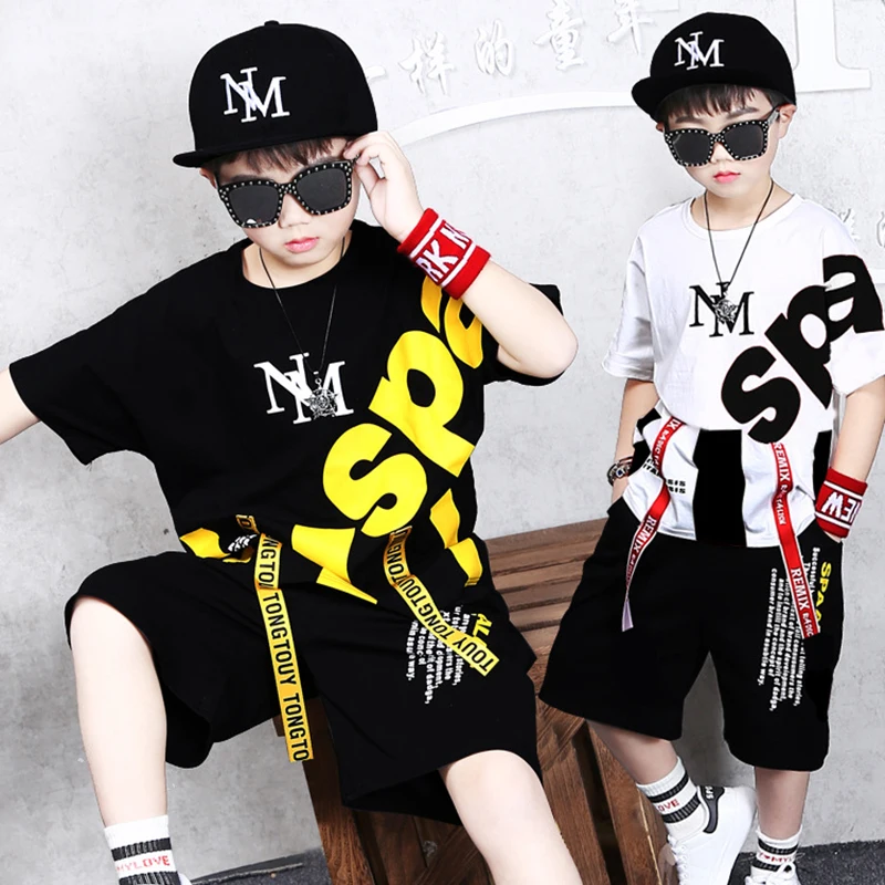 Костюм детский спортивный из двух предметов повседневный свободный комплект