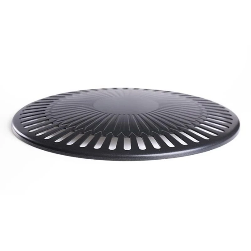

Korean Barbecue Tray Outdoor Cassette Oven Grill Pan Non-Stick Round Portable Nonstick Pan Teppanyaki Barbecue Tool