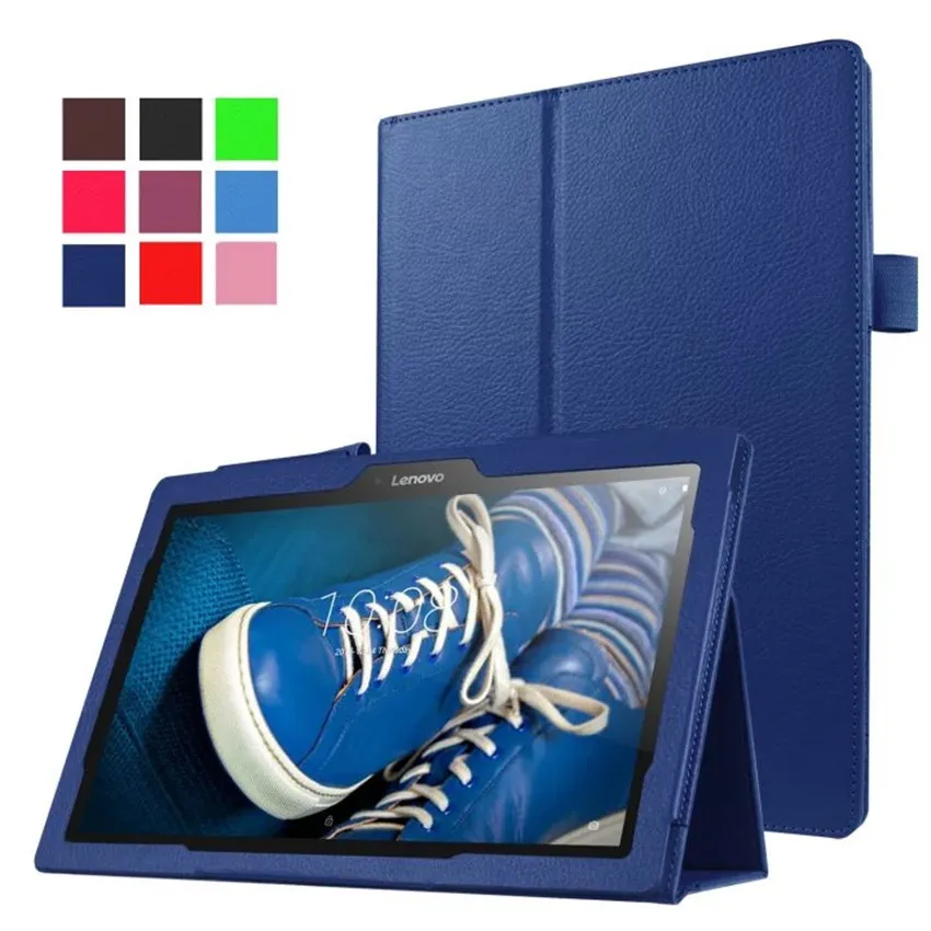 Чехол подставка из искусственной кожи для Lenovo Tab 2 женская модель X30F X30L Магнитный