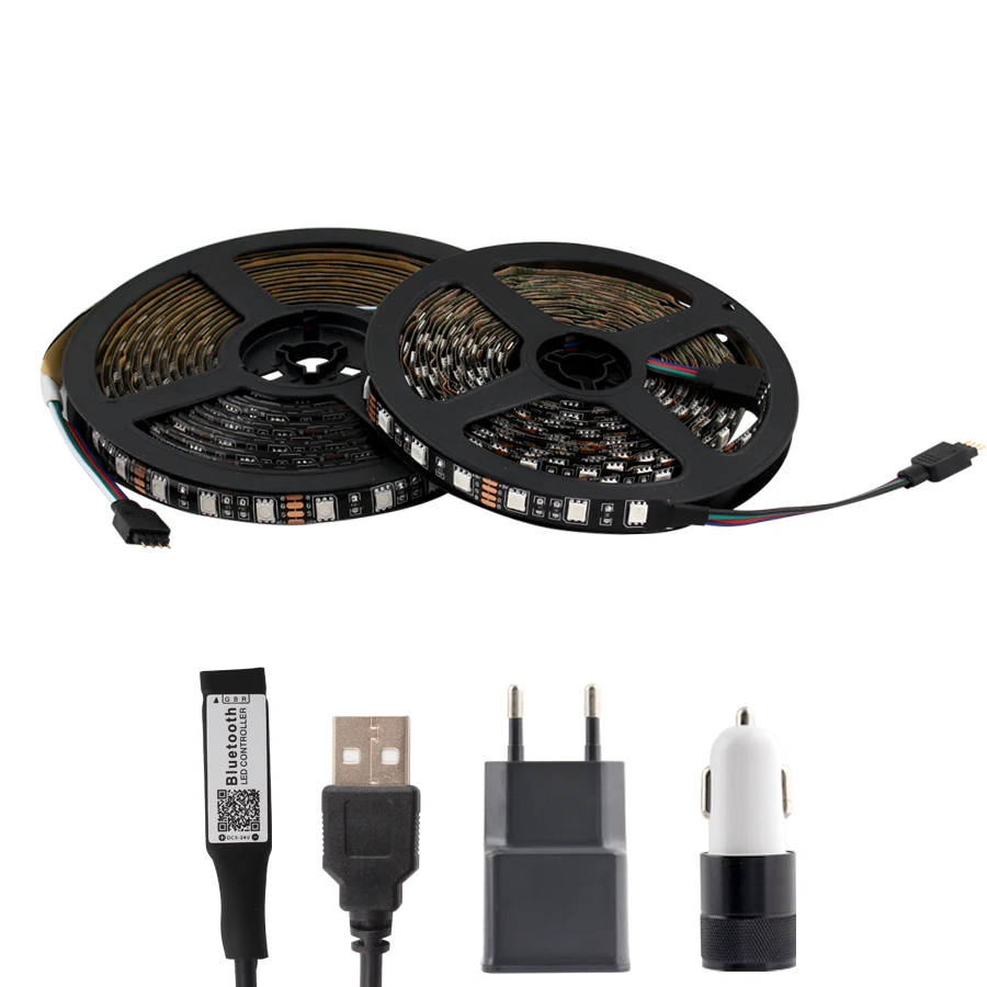 5050 RGB светодиодный светильник S USB пульт дистанционного управления ТВ автомобиля