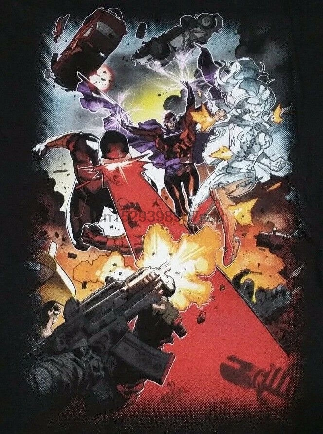 Футболка X-Men-магнитный гнев циклопс |