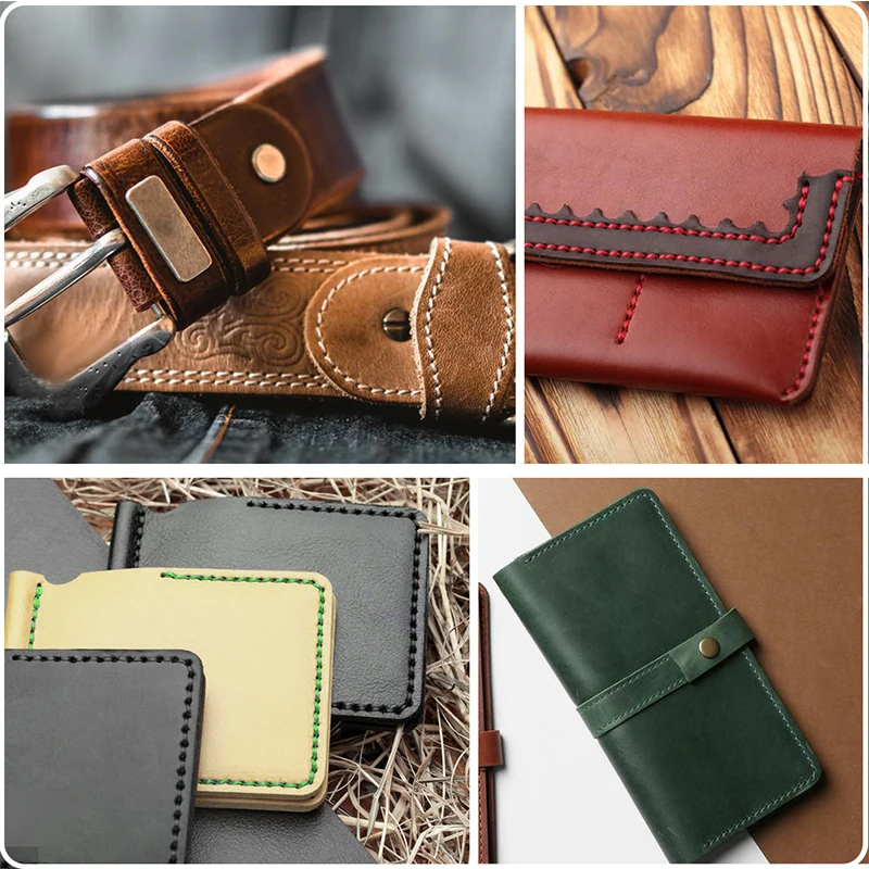 Набор швейных игл IMZAY для кожи набор из 5 вощеных ниток нержавеющей стали шитья