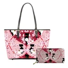 Noisydesignsженская сумка через плечо и кошелек, 2 комплекта, женская сумочка из искусственной кожи с цветочным принтом в стиле Вестье Хайленд, белый терьер, Прямая поставка