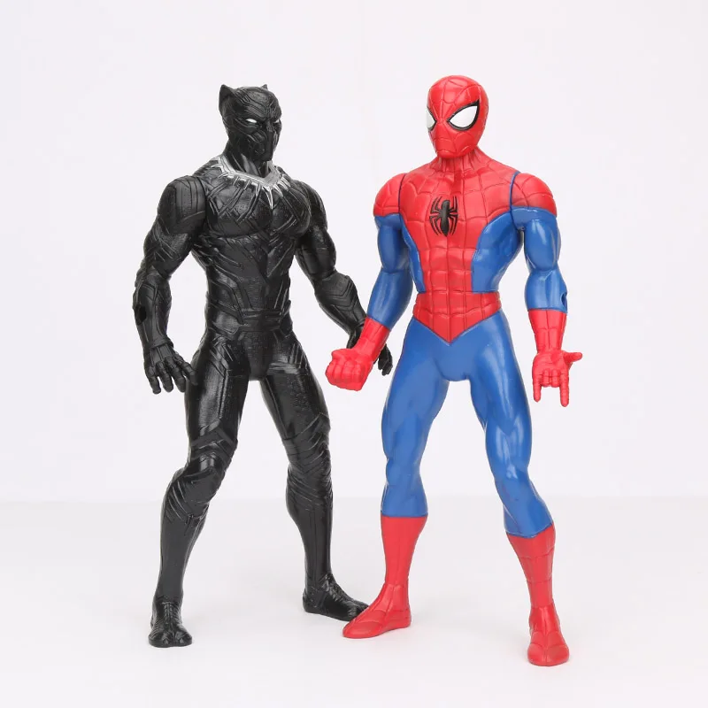 Классические 32,5 см игрушки Marvel Мстители 4 Человек-паук Черная пантера Железный человек Капитан Америка ПВХ Фигурки коллекционные куклы
