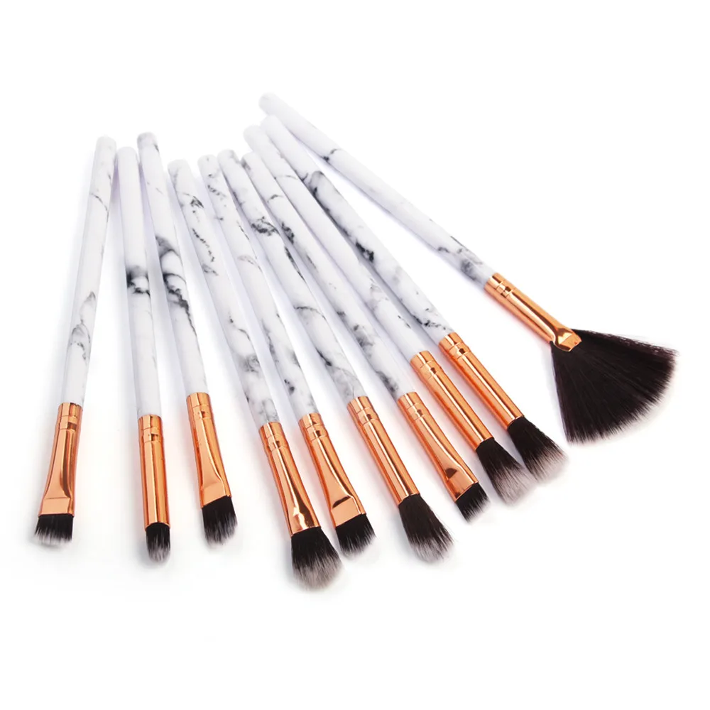 

10 Pcs Makeup Brush Set Professional Face Eye Shadow Eyeliner Foundation Blush 2020 New Hot Sale Makeup Brush Mar.26