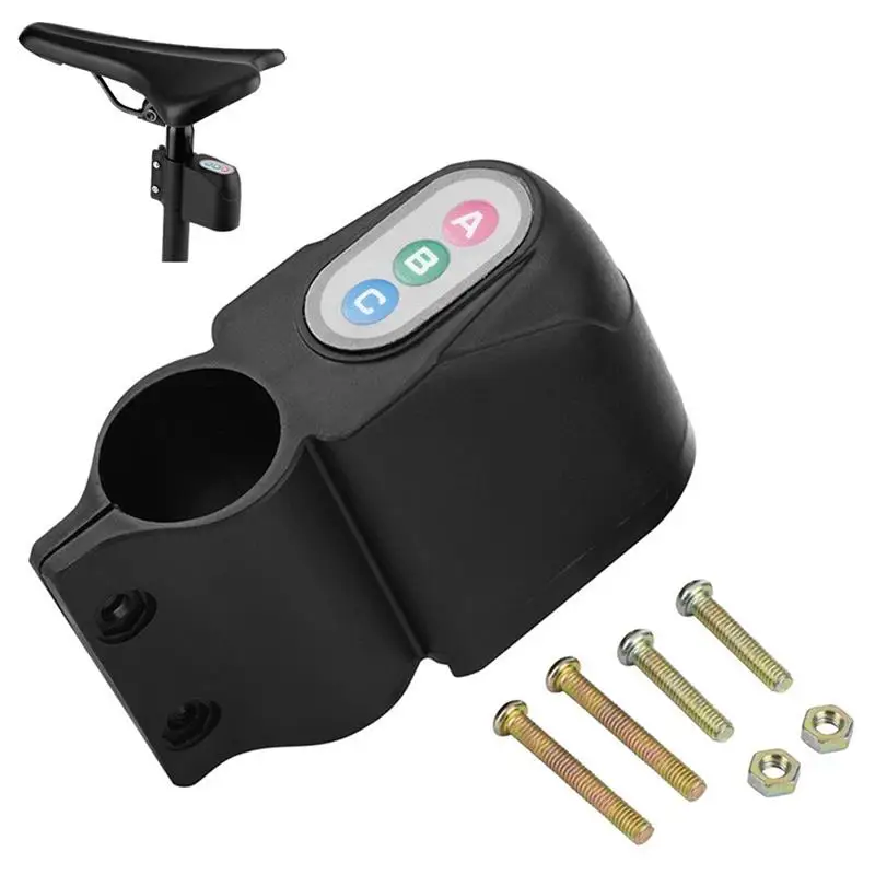 

Беспроводная велосипедная Противоугонная громкая сирена 105 дБ вибрационная 4-значная охранная сигнализация с замком для велосипеда мотоци...