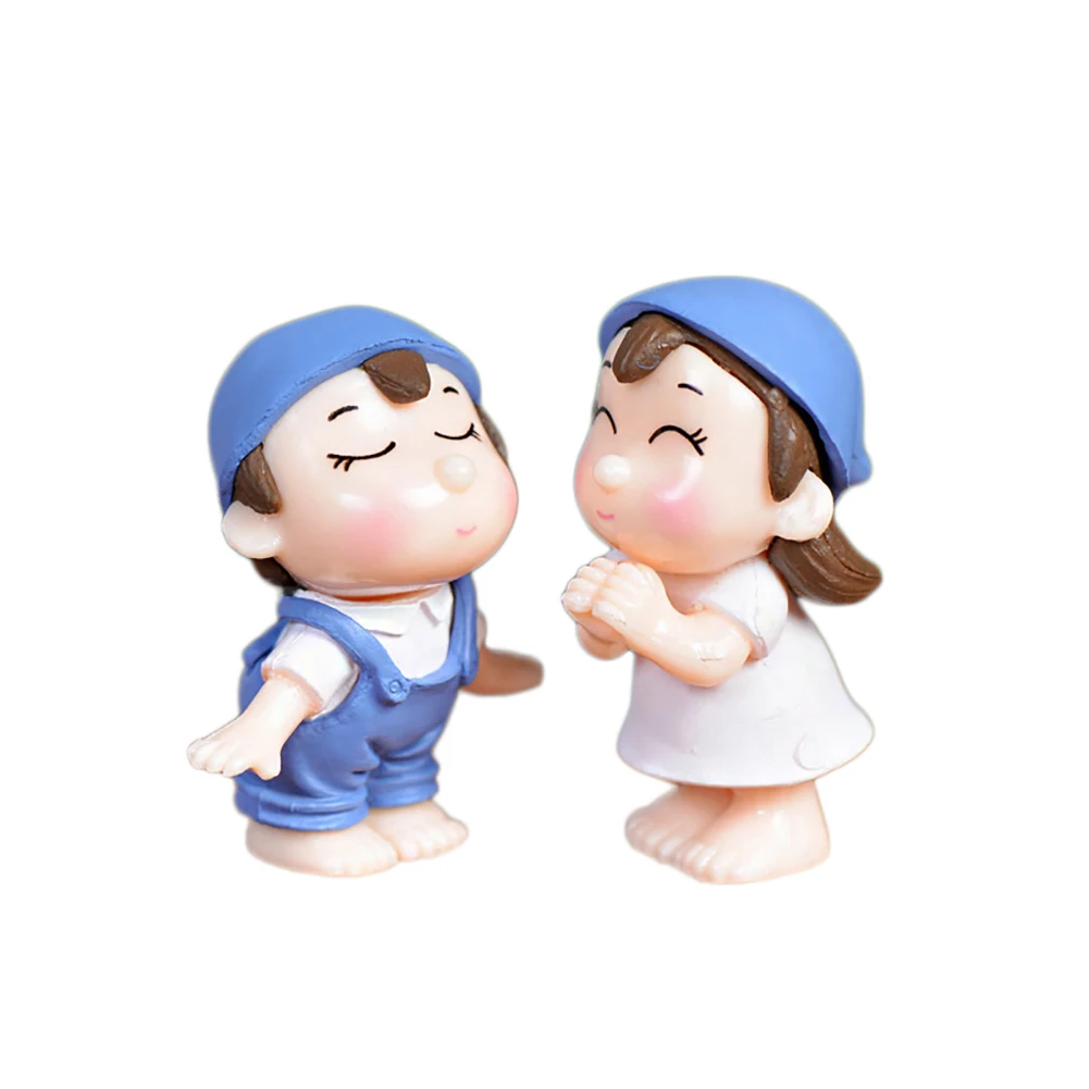 Миниатюрная миниатюрная мини-кукла для мальчиков и девочек 2 шт./компл. DIY фигурки