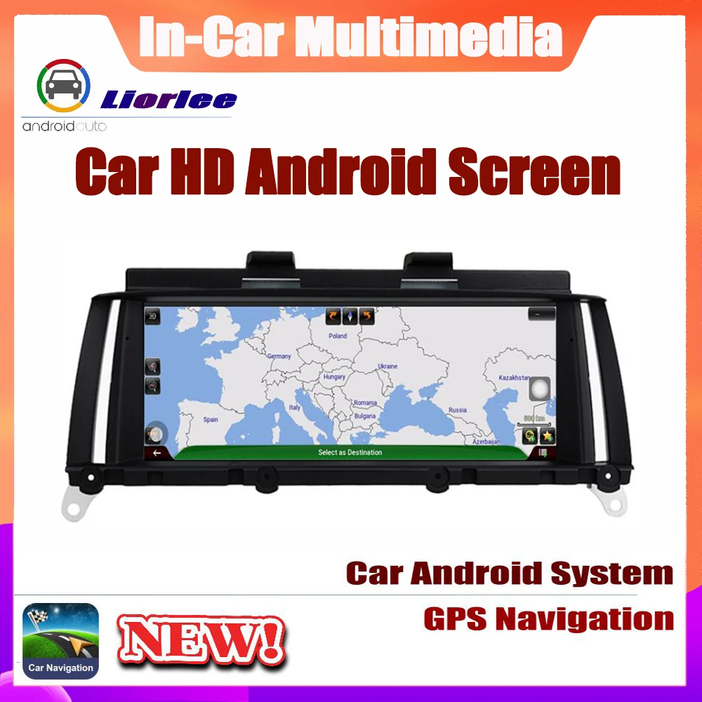 Обновленная 6 ядерная Система Android Автомобильный GPS для BMW X3 F25 2014 ~ 2016