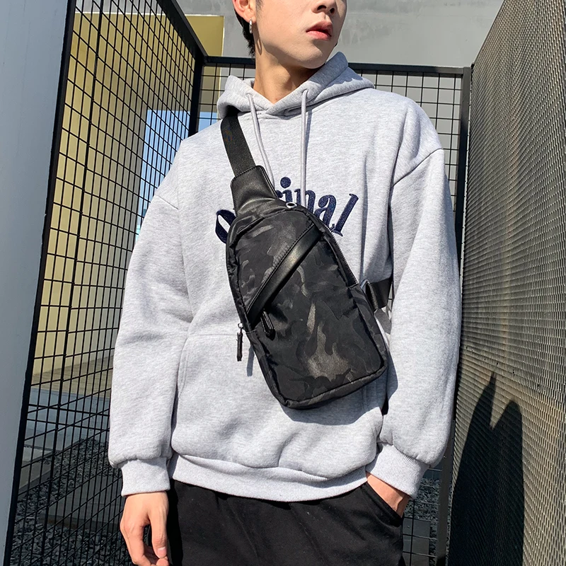 

Камуфляжная нагрудная сумка, мужской рюкзак с интерфейсом USB