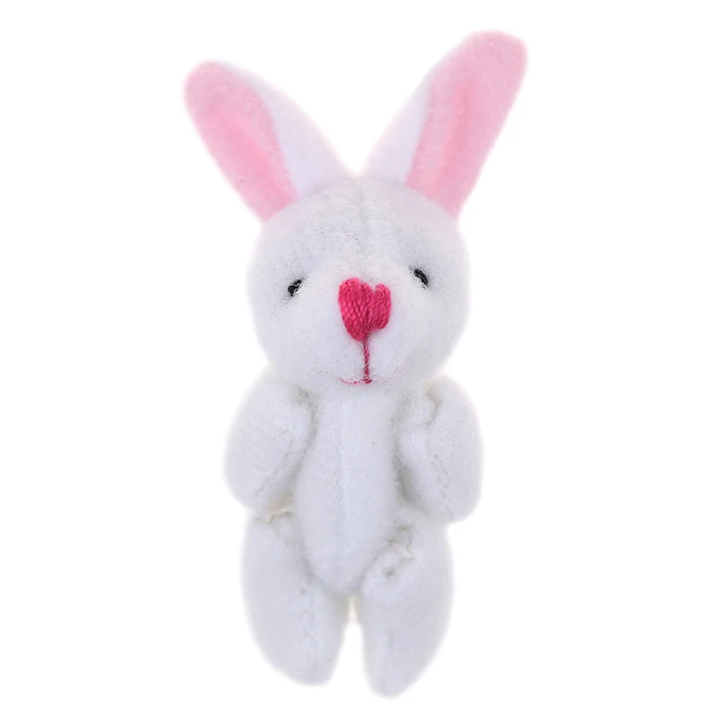 

Multi-style Mini 4cm/4.5cm/6cm/10cm Fluffy Bear Rabbit Plush Stuffed Toy Doll For Children Kids