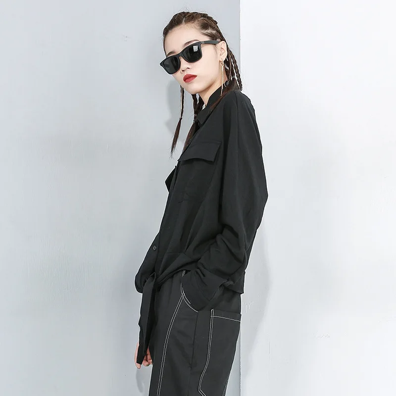 2020 кардиган Необычные повседневные рубашки рукав летучая мышь рубашка Женские