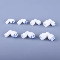 1/4 Hose Fitting Plumbing Fittings for Water Pipe Quick Connector 3/8 Filter Attachment Valve Family RO System Home Improvement