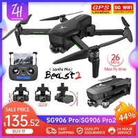 drone sg906 max1pro2 4k profesional gps 5g wifi 3 axis gimbal fpv 3km brushless quadcopter supports tf card 50x dron vs f11s